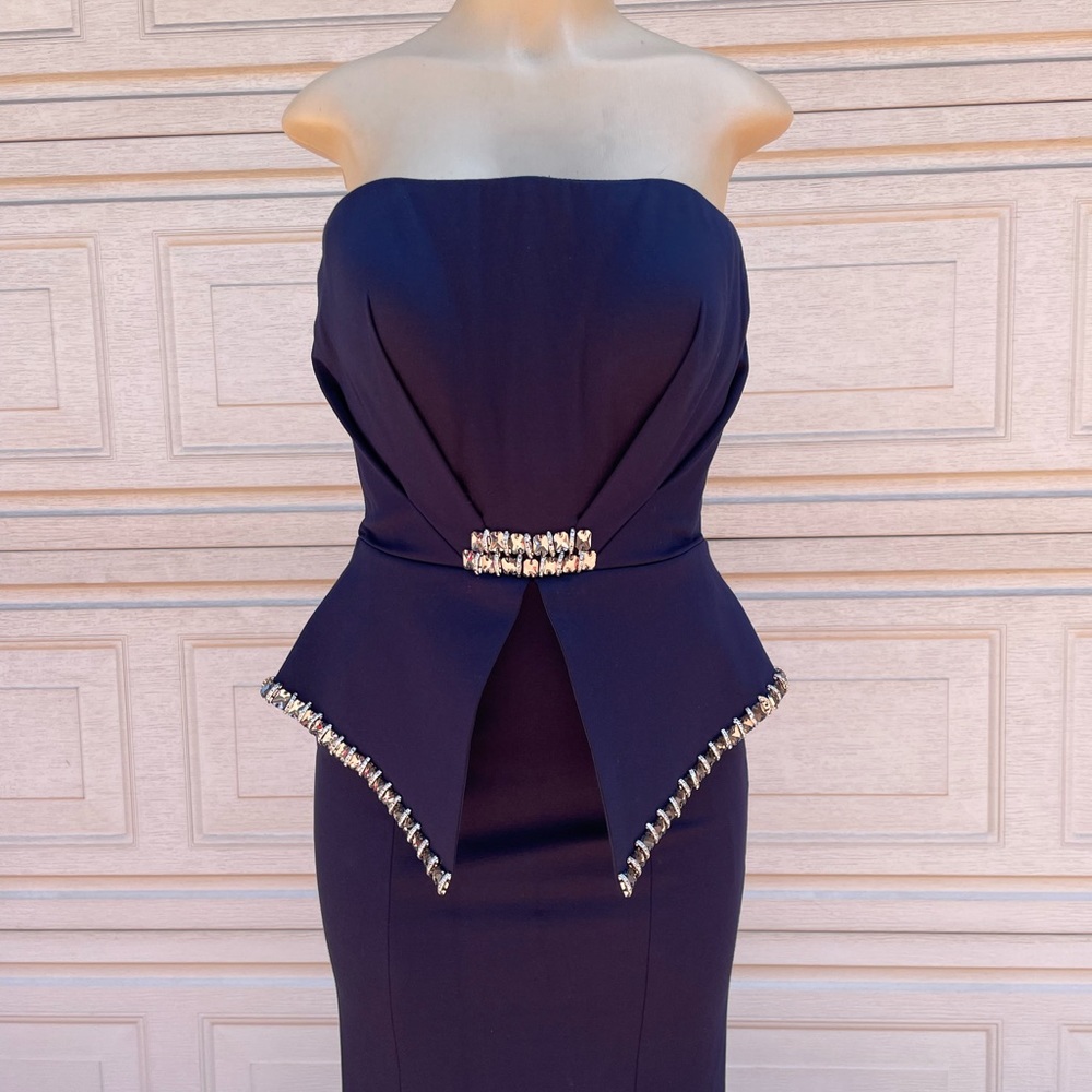 Jovani navy gown in size 8